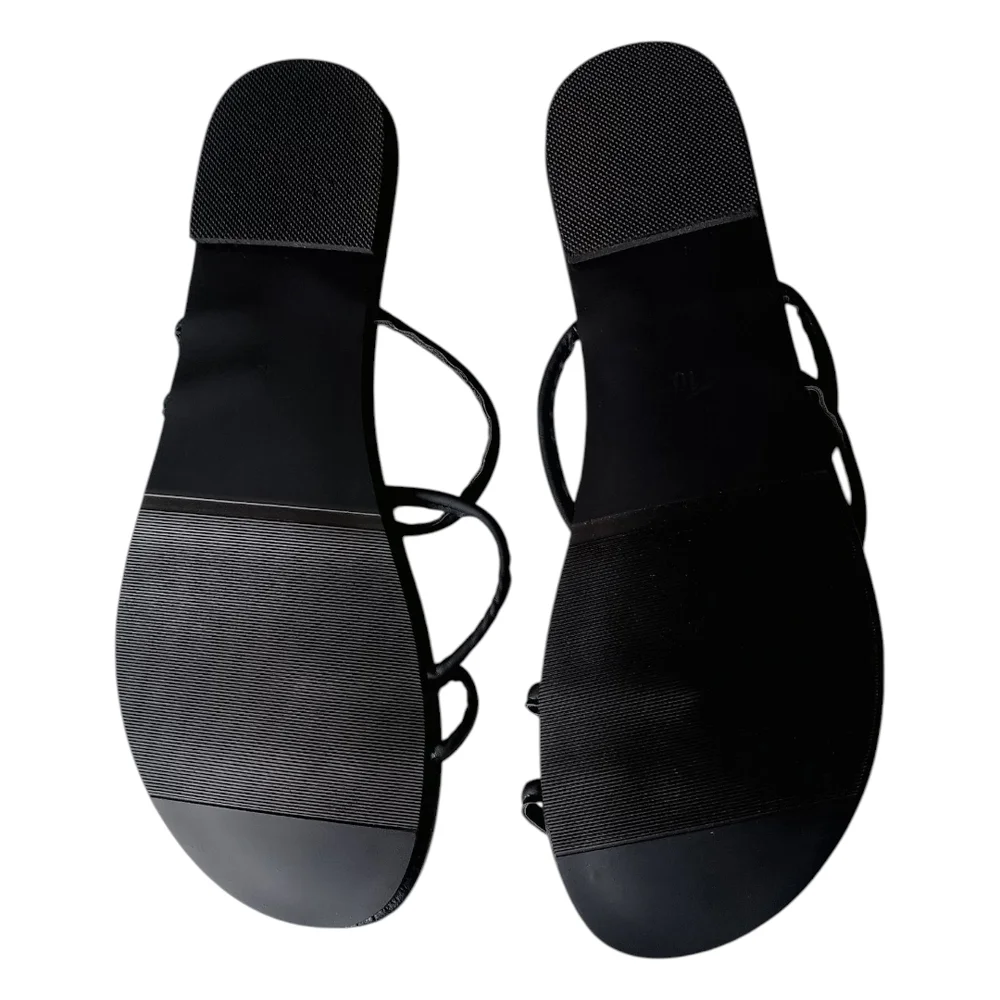 Elegant Black Women's Sandals NIB Size 10